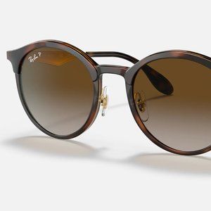 Ray-Ban Emma Tortoise Frame Polarized Sunglasses - Women's